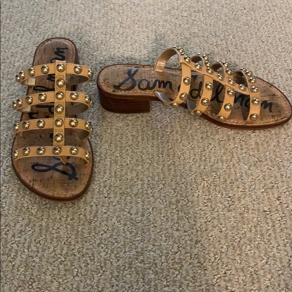 sam edelman juniper studded gladiator slide sandal
